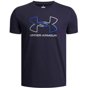 Under Armour Boys' Global Line Foundation Short Sleeve, Super-Soft Boys' T-Shirt with Design, Graphic Tee for Sports and Casual Wear,Midnight Navy / / Steel,YLG Under Armour Boys' Global Line Foundation Short Sleeve, Super-Soft Boys' T-Shirt with Design, Graphic Tee for Sports and Casual Wear,Midnight Navy / / Steel,YLG