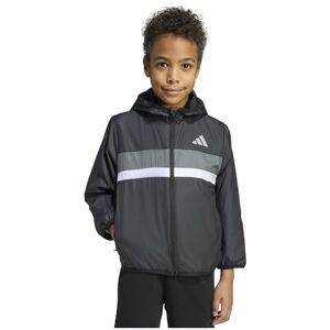 adidas Unisex Kids TIBERIO WINDBREAKER, black/grey four/white, 11-12 Years adidas Unisex Kids TIBERIO WINDBREAKER, black/grey four/white, 11-12 Years