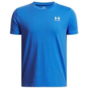 Under Armour Boys' Sportstyle Left Chest Short Sleeve, Comfortable Boys' T-Shirt with Logo Design, Fast-Drying Sports T-Shirt,Blue Atlantis / / White,YXS Under Armour Boys' Sportstyle Left Chest Short Sleeve, Comfortable Boys' T-Shirt with Logo Design, Fast-Drying Sports T-Shirt,Blue Atlantis / / White,YXS