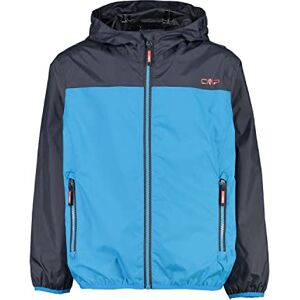 CMP Kid Jacket Rain Fix Hood, Danube, 140 CMP Kid Jacket Rain Fix Hood, Danube, 140