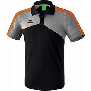 Erima Kids Premium One 2.0 Polo-shirt Black/Grey Marl/Neon Orange, Size 140 Erima Kids Premium One 2.0 Polo-shirt Black/Grey Marl/Neon Orange, Size 140