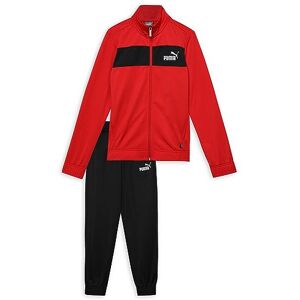 PUMA Unisex Kids Polyester Sports Suit - Red - Size 110 PUMA Unisex Kids Polyester Sports Suit - Red - Size 110