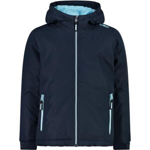 CMP Kid G Jacket Fix Hood, Black Blue, 104 CMP Kid G Jacket Fix Hood, Black Blue, 104