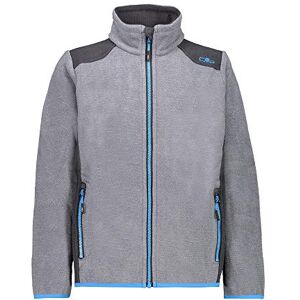 CMP Children's Knitted Jacquard Fleece Jacket With Zip Pockets, boys, 30H1874, grey, 98 CMP Children's Knitted Jacquard Fleece Jacket With Zip Pockets, boys, 30H1874, grey, 98