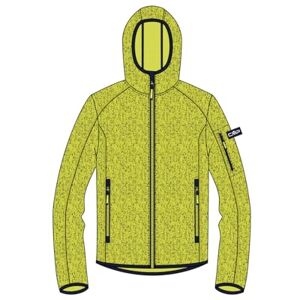 CMP Knit-Tech Children's Jacket with Fixed Hood, Lime-Darker, 176 CMP Knit-Tech Children's Jacket with Fixed Hood, Lime-Darker, 176