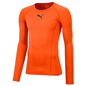 Puma Men's Liga Baselayer Tee Long Sleeve Functional Underwear, Golden Poppy, S UK Puma Men's Liga Baselayer Tee Long Sleeve Functional Underwear, Golden Poppy, S UK
