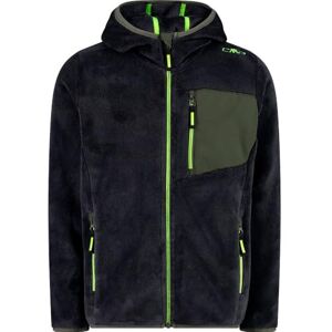 CMP Kid Jacket Fix Hood, Anthracite-Olive, 128 CMP Kid Jacket Fix Hood, Anthracite-Olive, 128