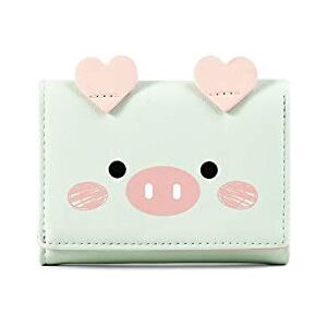 ZXSXDSAX Wallet for Women Fashion Short Three-fold Wallet Female Cartoon Cute Student Wallet Multi-card Lady Wallet(Color:Green) ZXSXDSAX Wallet for Women Fashion Short Three-fold Wallet Female Cartoon Cute Student Wallet Multi-card Lady Wallet(Color:Green)