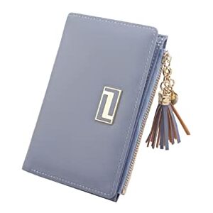 ZXSXDSAX Wallet for Women Short Women Wallets Zipper Tassel Wallet Soft Leather Ladies Card Holder Slim Purse Female Wallet Small (Color : Blue) ZXSXDSAX Wallet for Women Short Women Wallets Zipper Tassel Wallet Soft Leather Ladies Card Holder Slim Purse Female Wallet Small (Color : Blue)