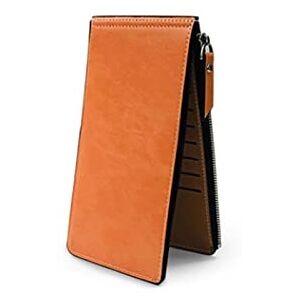 ZXSXDSAX Wallet for Women Womens Leather Wallet Zipper Ladies Credit Card Holder Purse Female Long Clutch Coin Card Pockets Wallets(Color:Orange) ZXSXDSAX Wallet for Women Womens Leather Wallet Zipper Ladies Credit Card Holder Purse Female Long Clutch Coin Card Pockets Wallets(Color:Orange)