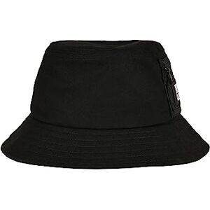 Urban Classics Canvas Logo Bucket Hat, Black, One Size Urban Classics Canvas Logo Bucket Hat, Black, One Size