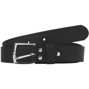 JACK & JONES Men's Jacnoor Synthetic Belt, Black, 80 cm JACK & JONES Men's Jacnoor Synthetic Belt, Black, 80 cm