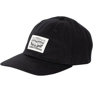 Levi's Relaxed Dad Heritage Cap, Black, One, REGULARBLACK, L Levi's Relaxed Dad Heritage Cap, Black, One, REGULARBLACK, L