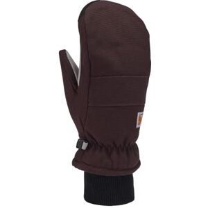 Carhartt Women's Insulated Duck Synthetic Leather Knit Cuff Mitt Cold Weather Gloves, BlackBerry, Large Carhartt Women's Insulated Duck Synthetic Leather Knit Cuff Mitt Cold Weather Gloves, BlackBerry, Large