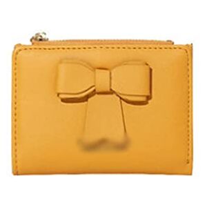 ZXSXDSAX Wallet for Women Small Fresh Wallet Female Short Paragraph Pendant Bow Solid Color Simple and Cute Coin Purse Female Multi-card Wallet(Color:Yellow) ZXSXDSAX Wallet for Women Small Fresh Wallet Female Short Paragraph Pendant Bow Solid Color Simple and Cute Coin Purse Female Multi-card Wallet(Color:Yellow)