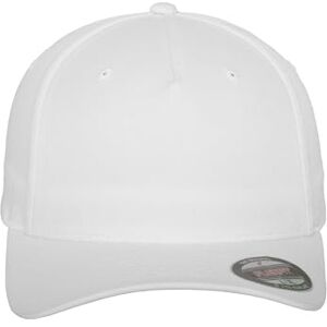 Flexfit 5 Panel Baseball Cap Unisex Mütze, Kappe für Herren und Damen, einfarbige Basecap, rundum geschlossen Farbe white, Größe S/M Flexfit 5 Panel Baseball Cap Unisex Mütze, Kappe für Herren und Damen, einfarbige Basecap, rundum geschlossen Farbe white, Größe S/M
