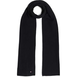 Tommy Hilfiger Women’s Essential Flag Midweight Scarf, Black (Black), One Size Tommy Hilfiger Women’s Essential Flag Midweight Scarf, Black (Black), One Size