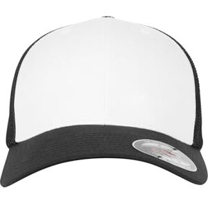 Flexfit Mesh Colored Front Unisex Kappe für Damen und Herren, Mehrfarbig (blk/Wht), S/M Flexfit Mesh Colored Front Unisex Kappe für Damen und Herren, Mehrfarbig (blk/Wht), S/M