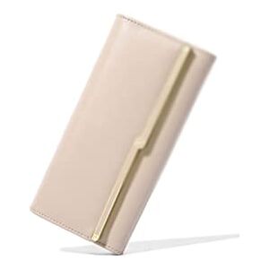 ZXSXDSAX Wallet for Women Women's Long Wallet Simple Soft Leather Buckle Three Fold Multi-card Slots Large Capacity Women's Wallet ZXSXDSAX Wallet for Women Women's Long Wallet Simple Soft Leather Buckle Three Fold Multi-card Slots Large Capacity Women's Wallet