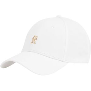 Tommy Hilfiger Women’s Elevated Chic Cotton Cap, White (Optic White), One Size Tommy Hilfiger Women’s Elevated Chic Cotton Cap, White (Optic White), One Size
