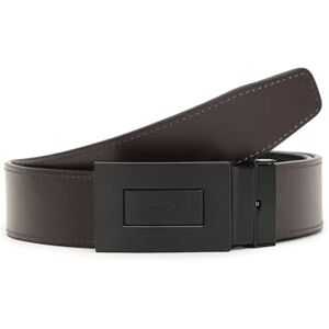 Calvin Klein Men’s Formal Plaque Reversible Belt, Brown (Ck Black Smooth/Dark Brown Smooth), 35,4 inches Calvin Klein Men’s Formal Plaque Reversible Belt, Brown (Ck Black Smooth/Dark Brown Smooth), 35,4 inches