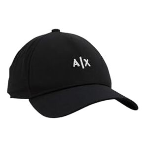 Armani Exchange Men's Hat Baseball Cap, Black (Nero/Bianco-Black/White 00121), One (Size: TU) Armani Exchange Men's Hat Baseball Cap, Black (Nero/Bianco-Black/White 00121), One (Size: TU)