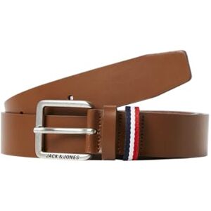JACK & JONES JACK&JONES Men's JACESPO Leather Belt, Cognac, 90 JACK & JONES JACK&JONES Men's JACESPO Leather Belt, Cognac, 90