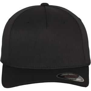 Flexfit 5 Panel Baseball Cap Unisex Mütze, Kappe für Herren und Damen, einfarbige Basecap, rundum geschlossen Farbe black, Größe S/M Flexfit 5 Panel Baseball Cap Unisex Mütze, Kappe für Herren und Damen, einfarbige Basecap, rundum geschlossen Farbe black, Größe S/M