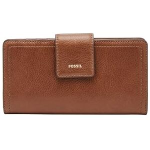 Fossil Women's Logan Leather RFID-Blocking Tab Clutch Wallet for Women, Brown, One Size Fossil Women's Logan Leather RFID-Blocking Tab Clutch Wallet for Women, Brown, One Size