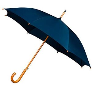 Falconetti Unisex Long Umbrella for Men and Women – Diameter over 1 m – Automatic Opening System – Robust with Wooden Handle and Handle – Blue (Dark Blue) Falconetti Unisex Long Umbrella for Men and Women – Diameter over 1 m – Automatic Opening System – Robust with Wooden Handle and Handle – Blue (Dark Blue)