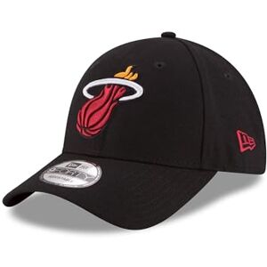 New Era Miami Heat 9forty Adjustable Cap The League Black - One-Size