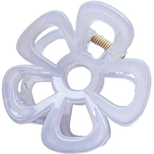 tixoacke Hollow Hair Claw Clip For Women Jelly Flower Hair Barrettes Lovely Strong Holder Hairpin Non-Slip Hair Accessories Hair Claw Clips For Thin Hair tixoacke Hollow Hair Claw Clip For Women Jelly Flower Hair Barrettes Lovely Strong Holder Hairpin Non-Slip Hair Accessories Hair Claw Clips For Thin Hair