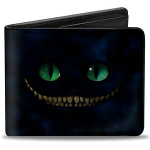 Buckle-Down Men's Tim Burton's Cheshire Cat Eyes & Teeth + Tree Pose Bi-Fold Wallet, Multicolor, Default Size Buckle-Down Men's Tim Burton's Cheshire Cat Eyes & Teeth + Tree Pose Bi-Fold Wallet, Multicolor, Default Size