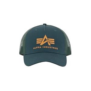 Alpha Men's Basic Trucker Cap Force Green One Size Alpha Men's Basic Trucker Cap Force Green One Size