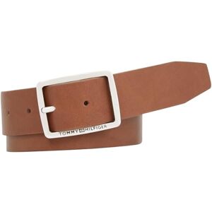 Tommy Hilfiger Men Belt Jeans Buckle 3.5 Leather, Brown (Tan), 95 cm Tommy Hilfiger Men Belt Jeans Buckle 3.5 Leather, Brown (Tan), 95 cm
