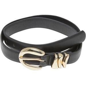 Urban Classics Women's Tb7213-chunky Multiple Loop Synthetic Leather Belt, Black/Gold, S-M Urban Classics Women's Tb7213-chunky Multiple Loop Synthetic Leather Belt, Black/Gold, S-M