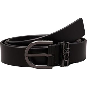 Calvin Klein Women's Loop Round Buckle Leather Belt, Black (Ck Black), 37,4 inches Calvin Klein Women's Loop Round Buckle Leather Belt, Black (Ck Black), 37,4 inches