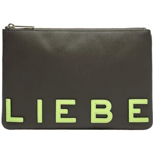 LIEBESKIND Berlin Women's, Nori Green, Pouch Accessories M LIEBESKIND Berlin Women's, Nori Green, Pouch Accessories M