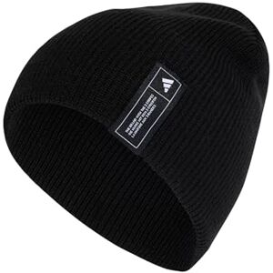 adidas Unisex Essentials Beanie, Black/White, M adidas Unisex Essentials Beanie, Black/White, M