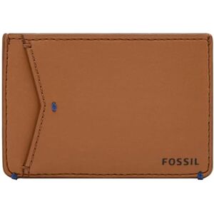 FOSSIL Wallet for Men Joshua, Vegan Cactus Card Case Tan 10.2 cm L x 0.3 cm W x 7.3 cm H ML4461231 FOSSIL Wallet for Men Joshua, Vegan Cactus Card Case Tan 10.2 cm L x 0.3 cm W x 7.3 cm H ML4461231