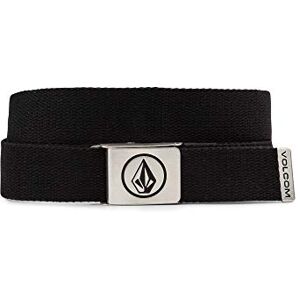 Volcom Men's Belt, Mens, CIRCLE WEB, Black (Black)