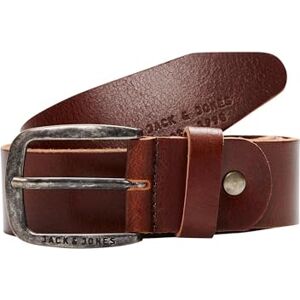JACK & JONES NOS Men's Jacpaul Leather Belt Noos Belt, Brown (Black Coffee Black Coffee), 46 (Manufacturer size: 105) JACK & JONES NOS Men's Jacpaul Leather Belt Noos Belt, Brown (Black Coffee Black Coffee), 46 (Manufacturer size: 105)