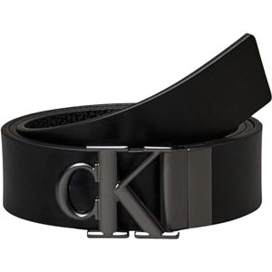 Calvin Klein Men’s Monogram Plaque 3.5 cm Reversible Belt, Black (Black/Black/Matte Gunmetal), 37.4 inches Calvin Klein Men’s Monogram Plaque 3.5 cm Reversible Belt, Black (Black/Black/Matte Gunmetal), 37.4 inches