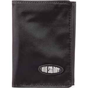 Big Skinny Men's Tri-Fold Slim Wallet, Holds Up to 25 Cards, Black Big Skinny Men's Tri-Fold Slim Wallet, Holds Up to 25 Cards, Black