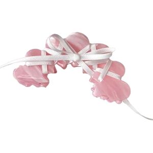 Haiki Fashionable Acrylic Hair Clip Ribbon Tie Bowknot Acetate Claw Accessory For Women Girls Durable Acetate Barrettes Stylish Hair Grip Haiki Fashionable Acrylic Hair Clip Ribbon Tie Bowknot Acetate Claw Accessory For Women Girls Durable Acetate Barrettes Stylish Hair Grip
