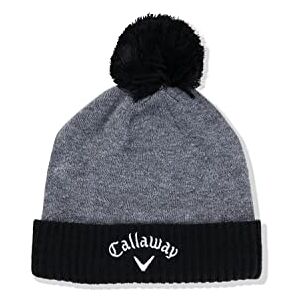 Callaway Men's Mens Pom Pom 23 Beanie Hat, Grey/Black, One Size UK Callaway Men's Mens Pom Pom 23 Beanie Hat, Grey/Black, One Size UK