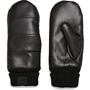 Urban Classics Puffer Imitation Leather Gloves, Black, L/XL Urban Classics Puffer Imitation Leather Gloves, Black, L/XL