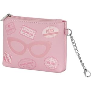 KARACTERMANIA Barbie Travel-Coin Purse & Card Holder, Pink, 11 x 9 cm KARACTERMANIA Barbie Travel-Coin Purse & Card Holder, Pink, 11 x 9 cm
