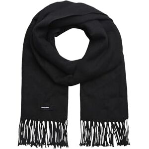 JACK & JONES NOS Men's Jacsolid Woven Scarf Noos Scarf, Black (Black Black), One size JACK & JONES NOS Men's Jacsolid Woven Scarf Noos Scarf, Black (Black Black), One size