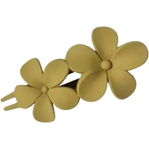 Fogcroll Womens & Girls Hair Claws, Solid Color Strong Grip Hair Claw Exquisite Anti-slip Anti-fall Elegant Double Flower Decor Hairpin Hair Accessories Fogcroll Womens & Girls Hair Claws, Solid Color Strong Grip Hair Claw Exquisite Anti-slip Anti-fall Elegant Double Flower Decor Hairpin Hair Accessories